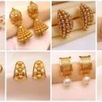 Daily wear small gold earrings design for girls