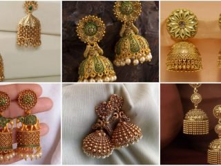 Latest gold jhumka designs with weight