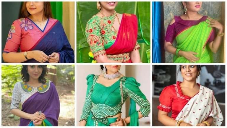 Latest and trending saree blouse designs