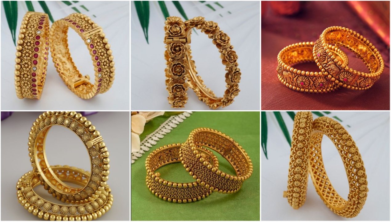 Designer antique bridal bangles