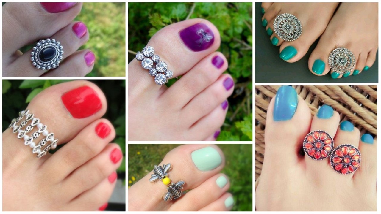 Stunning and stylish fancy toe rings collection