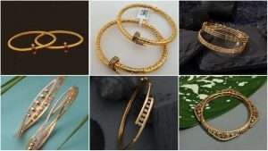 Stylish mind blowing gold bangle