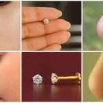 Latest gold and diamond nose pin designs in india