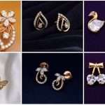 Gold earrings for kids jewellery collection