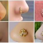 Latest and newest popular gold nose pin 6 1