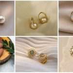Latest gold pearl drop earrings designs 1 1