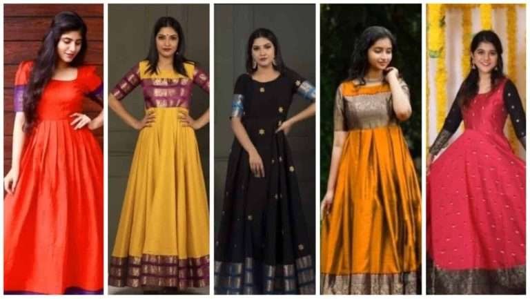 Long frocks for women stylish latest