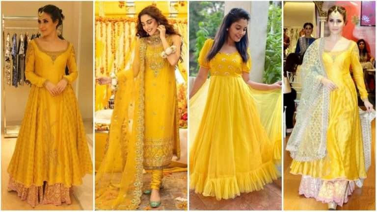 Prettiest yellow dress design ideas