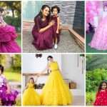 Top style tips for mom and daughter matching dress