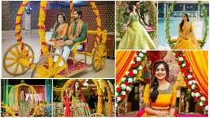 Mehndi ceremony seating option and ideas of brides