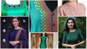 15 latest kurti neck design front and back with images