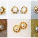 Beautiful pearl earrings for dailywear