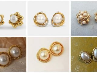 Beautiful pearl earrings for dailywear