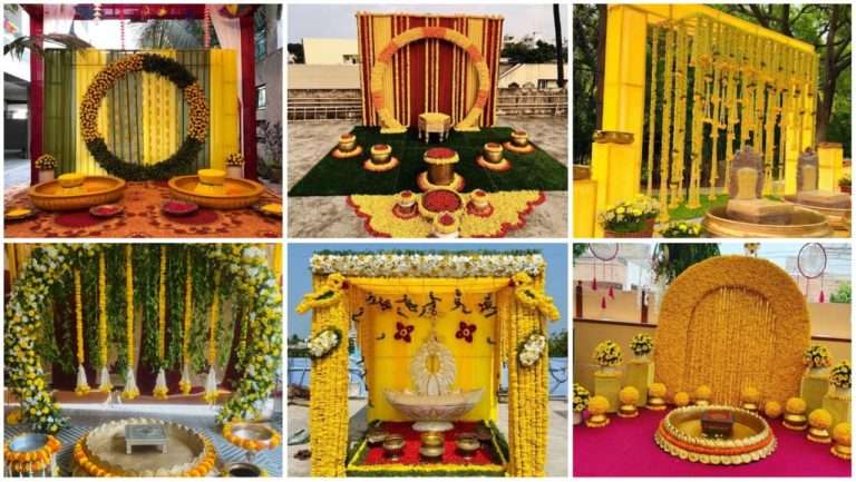 Haldi decor trends for wedding