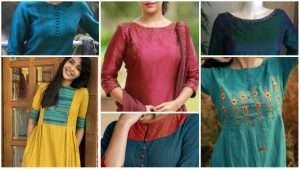 Kurti front design images