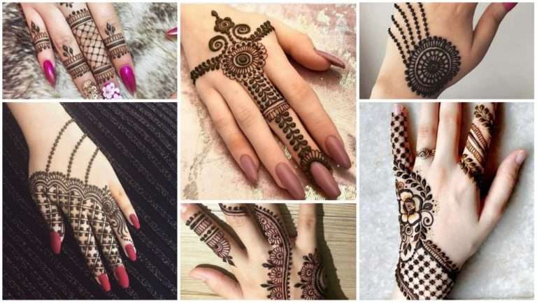 Latest finger mehndi designs