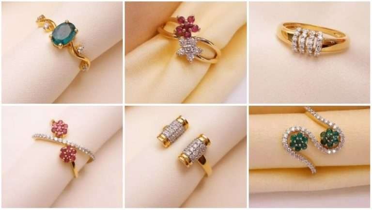 Latest gold ring designs for girls