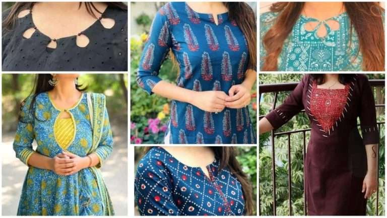 Latest neck designs kurtis
