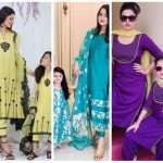 Mother and daughter same dress designing ideas 19 1