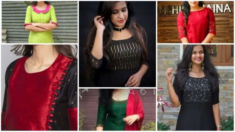 Neck designs for kurti latest