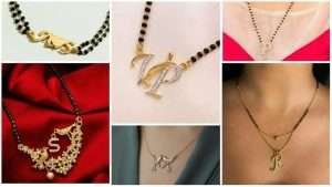 Name mangalsutra design