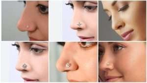 Best nose pin design based on face shape