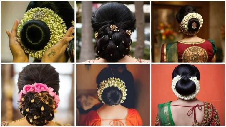 Stunning bridal bun hairstyle