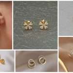 Beautiful daily wear gold earrings designs