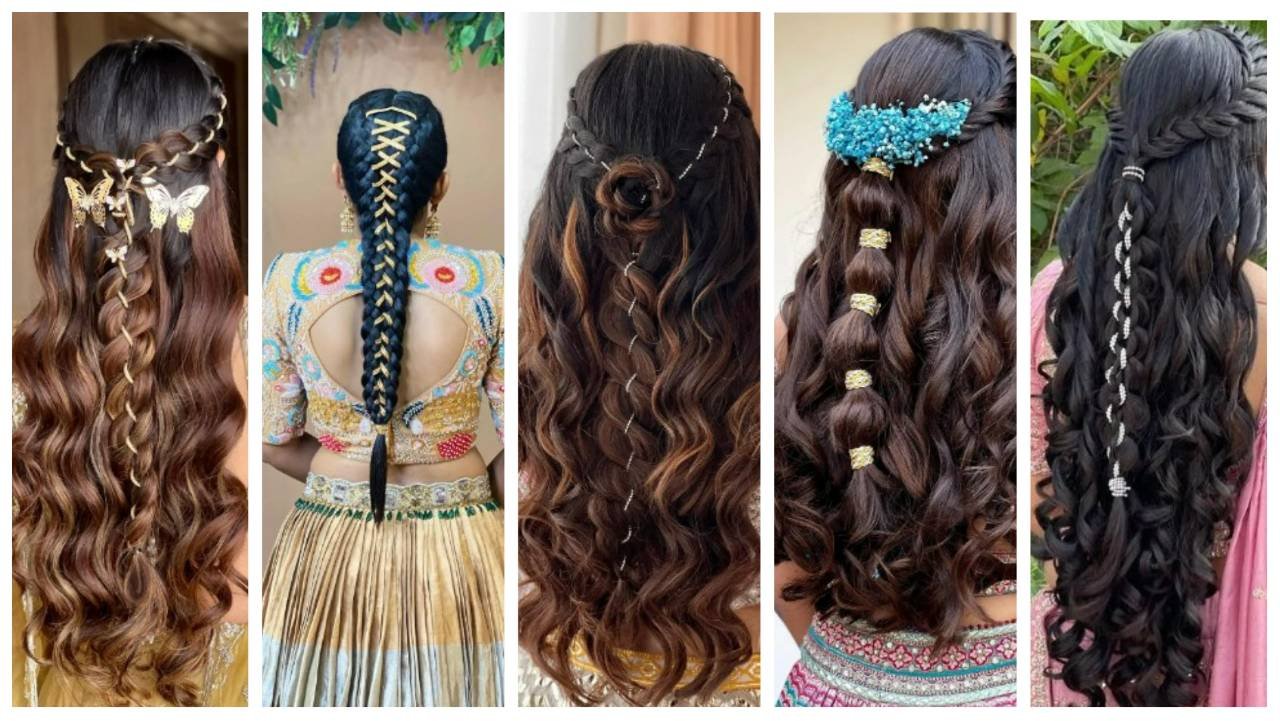 Image may contain: 1 person | Easy and beautiful hairstyles, Indian  hairstyles, Bride hairstyles