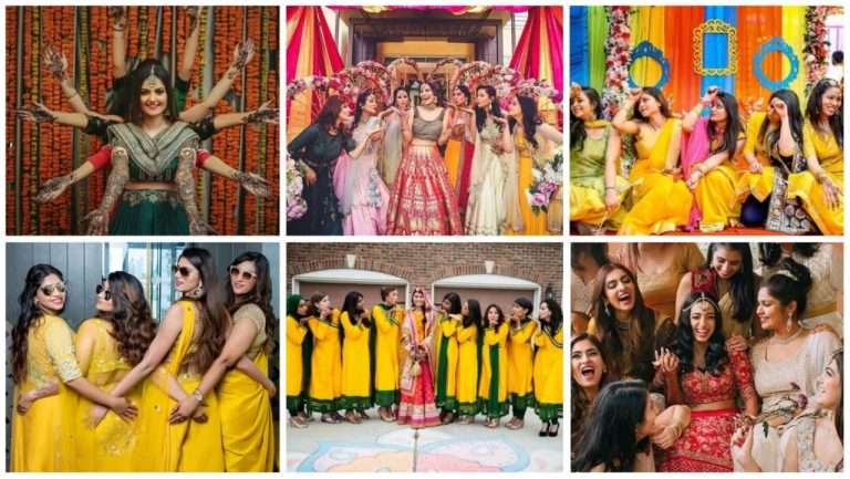 South Indian bridesmaids photoshoot Ideas