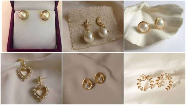 Classy pearl earring