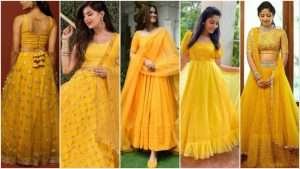 Haldi cerimoni dress ideas
