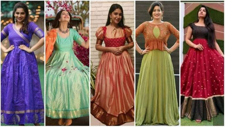 This ethnic long dresses will give the most elegant look