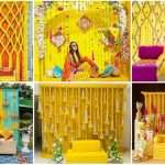 Haldi background decoration