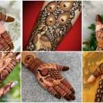 Unique Peacock Motif Mehndi Designs