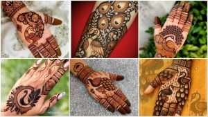 Unique Peacock Motif Mehndi Designs