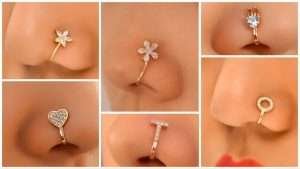 Beautiful simple and traditional nose rings