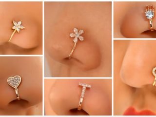Beautiful simple and traditional nose rings