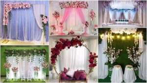Beautiful and Simple Stage Decor Ideas for Wedding Event