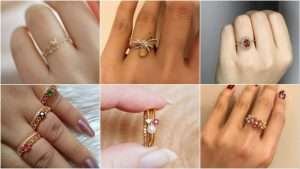 Finger ring designs for girls and women