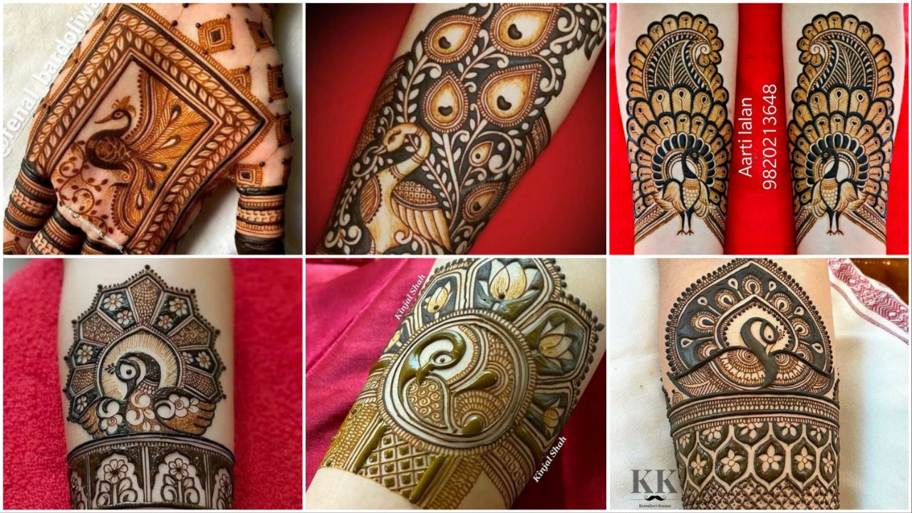 Top 20 peacock bridal mehendi designs for the year 2023 – Simple ...