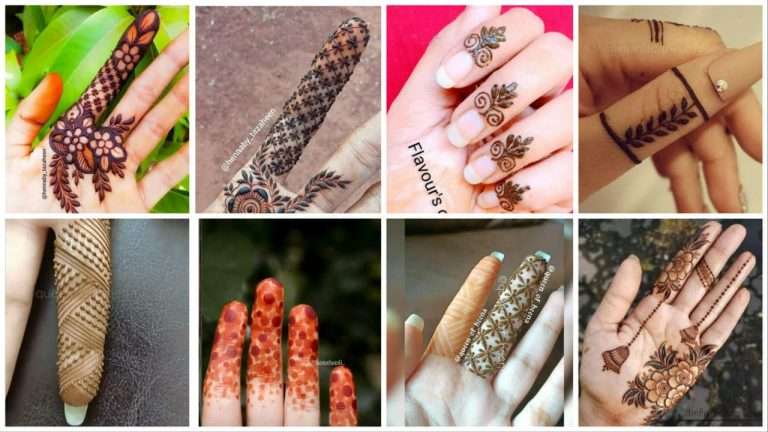 Fingers mehndi designs photos