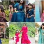 Mother daughter matching outfit