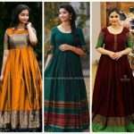 Latest silk gown design ideas 2023