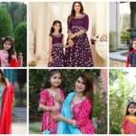 Lovely mother-daughter combo outfit