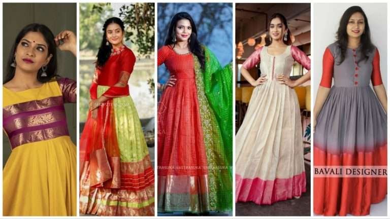 Ethnic Long Gown Design Images 2023