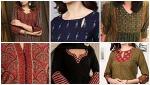 Different types of neck designs for Kurti