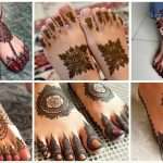 Feet mehndi design