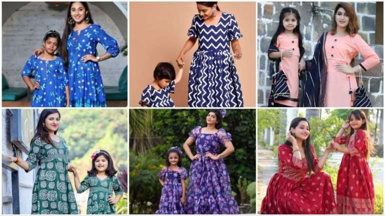 Matching mother daughter dresses Design Ideas 2023