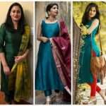 Plain Silk Kurti Design Ideas